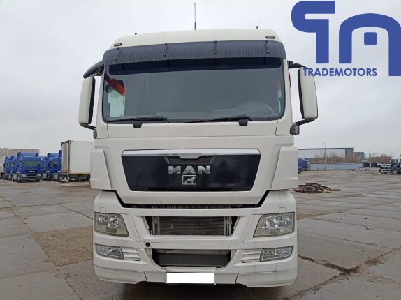 011.Грузовой контейнеровоз MAN TGX 26.440 с рефрижераторным контейнером SCHMITZ   (10809)