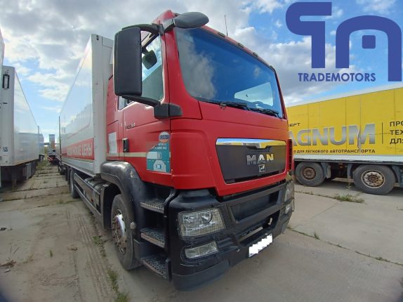 011. Автопоезд изотермический фургон MAN TGS 26.350 6Х2-2 BL-WW (10615), прицеп изотермический Schmitz Cargobull ZKO18 (109088)
